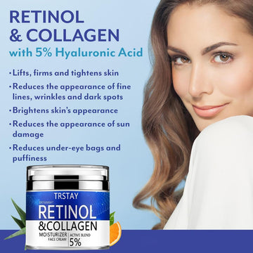 Collagen Retinol HyaluronicAcid Facial Cream Anti Aging Firming&nbsp;