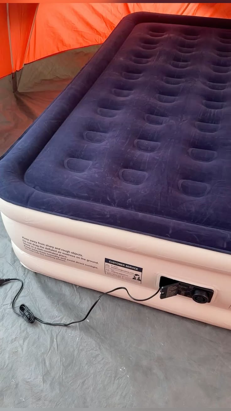 Portable Travel-friendly Inflation Air Sofa Bed with a Rechargeable Pump