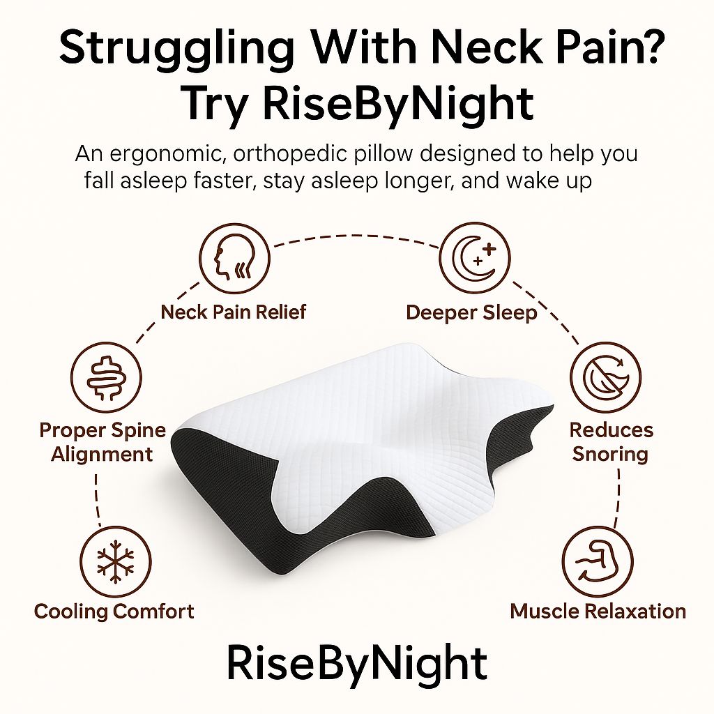Cervical Pillow: Relief for Neck, Shoulder & Back Pain