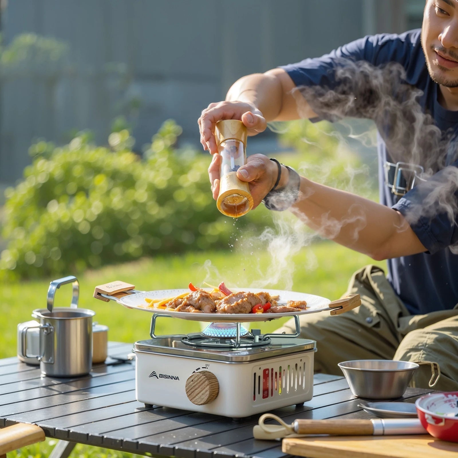 Portable Cassette Furnace Outdoor Gas Burner Picnic
