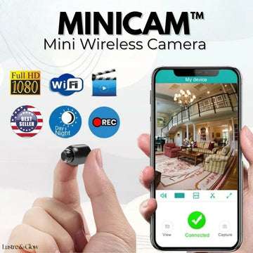 Mini WiFi Camera for Home Office Included Sound Detector and Night Vision