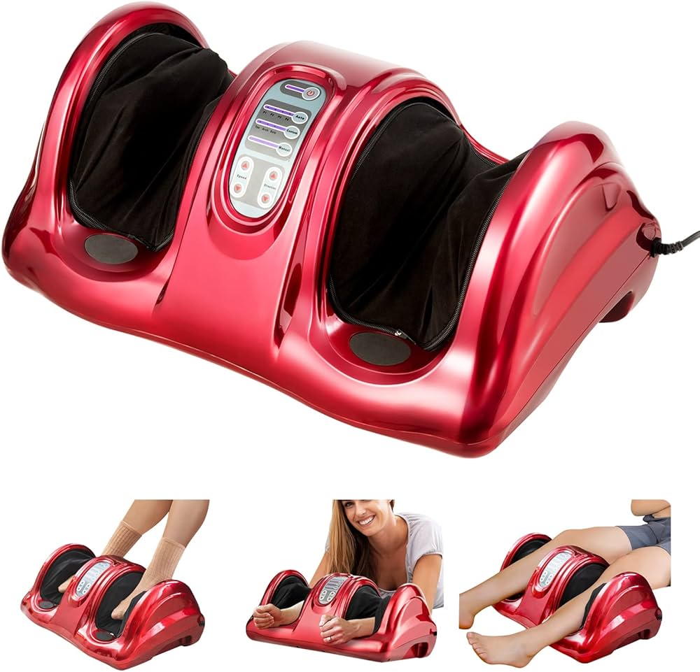 Foot Massager With Remote Control, For Feet, Ankles, Calves, And Legs for All Ages And Genders