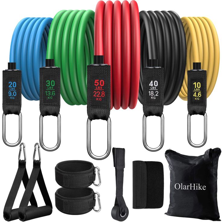 Exercise Band Set of 11 Pcs