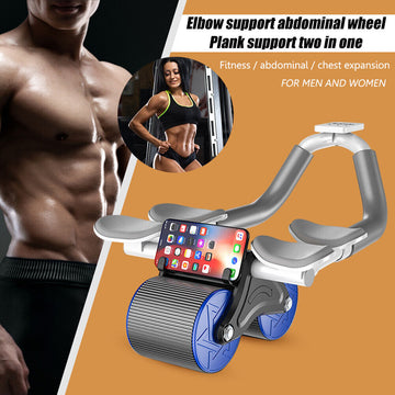 Elbow Support Abdominal Wheel Ab Roller With Timer