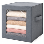 Fabric Storage Organizer with Viewing Window – detail view 3