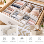 Fabric Drawer Organizers – 6-Piece Set – detail view 3