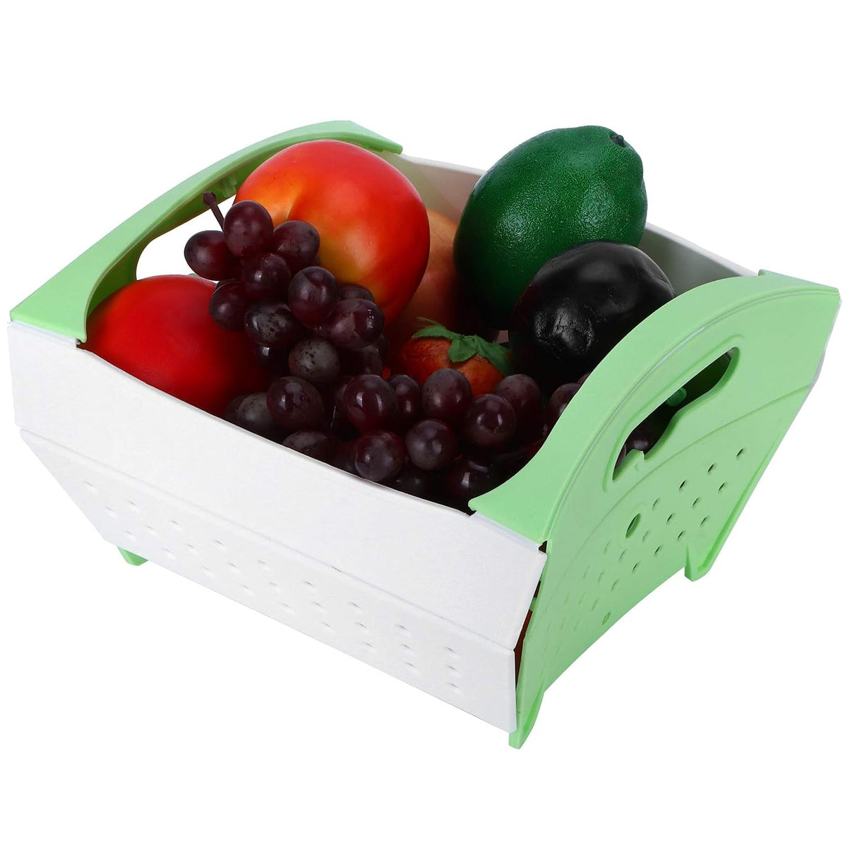 Collapsible Plastic Storage Basket – product view