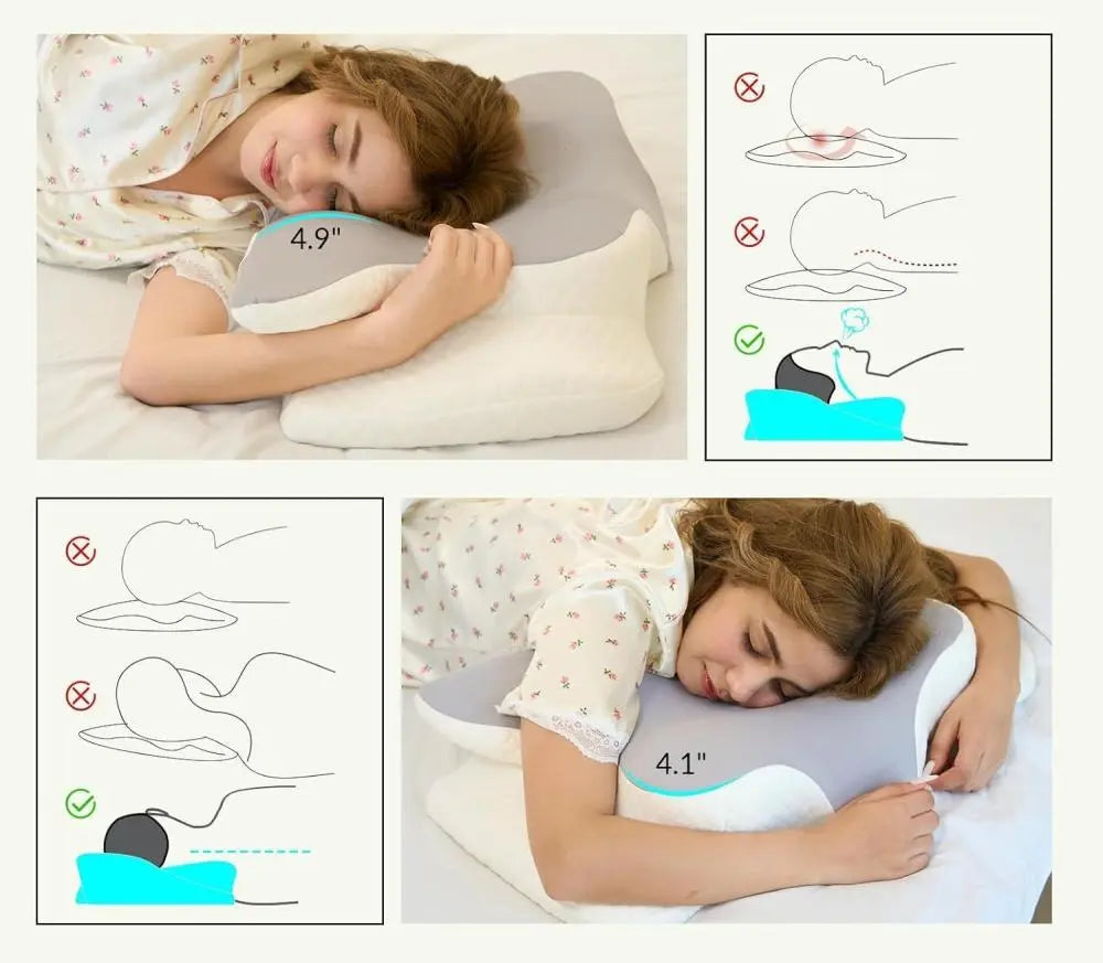 Cervical Pillow: Relief for Neck, Shoulder & Back Pain