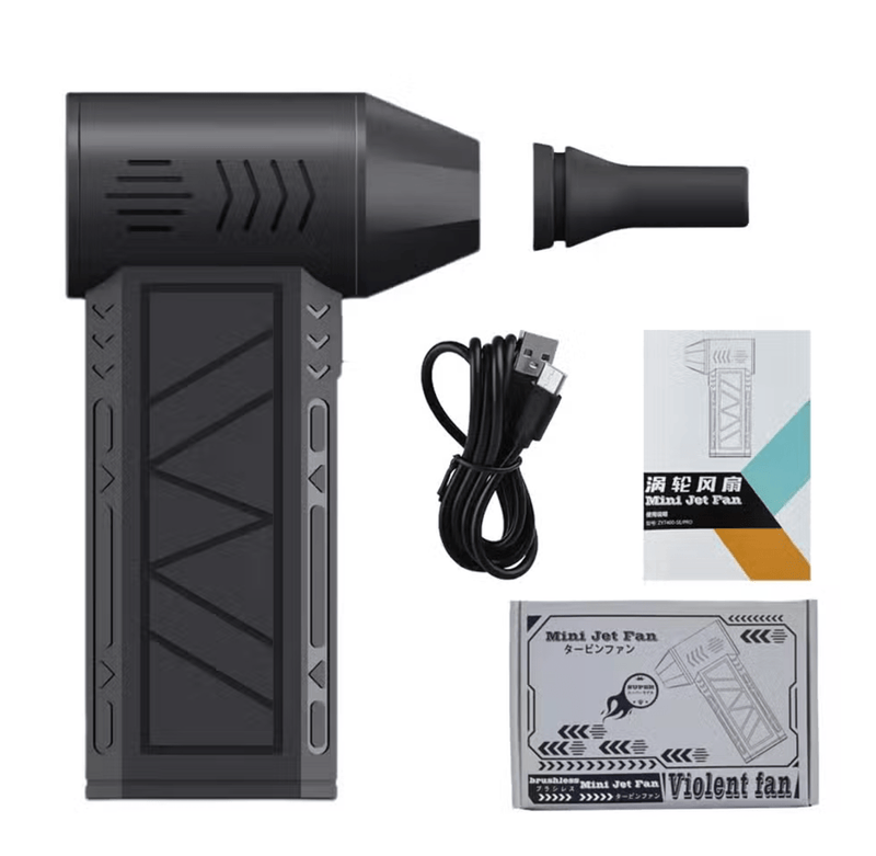 Supplier image of the blower with detachable nozzle, cable, leaflet and box