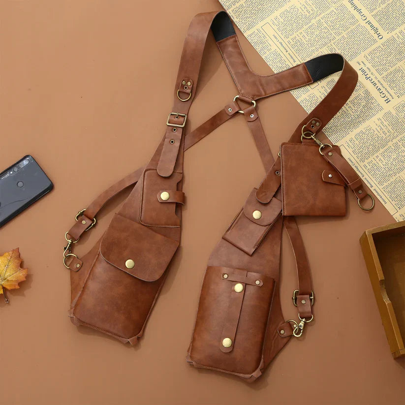 New Leather Anti-theft Harness