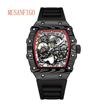 luxurious fully automatic mechanical men's watch, waterproof and luminous trendy watch