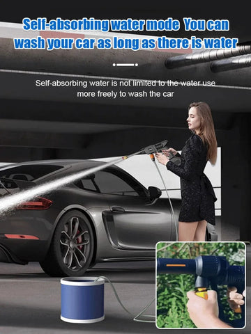 Rechargeable Wireless High-Pressure Car Washer