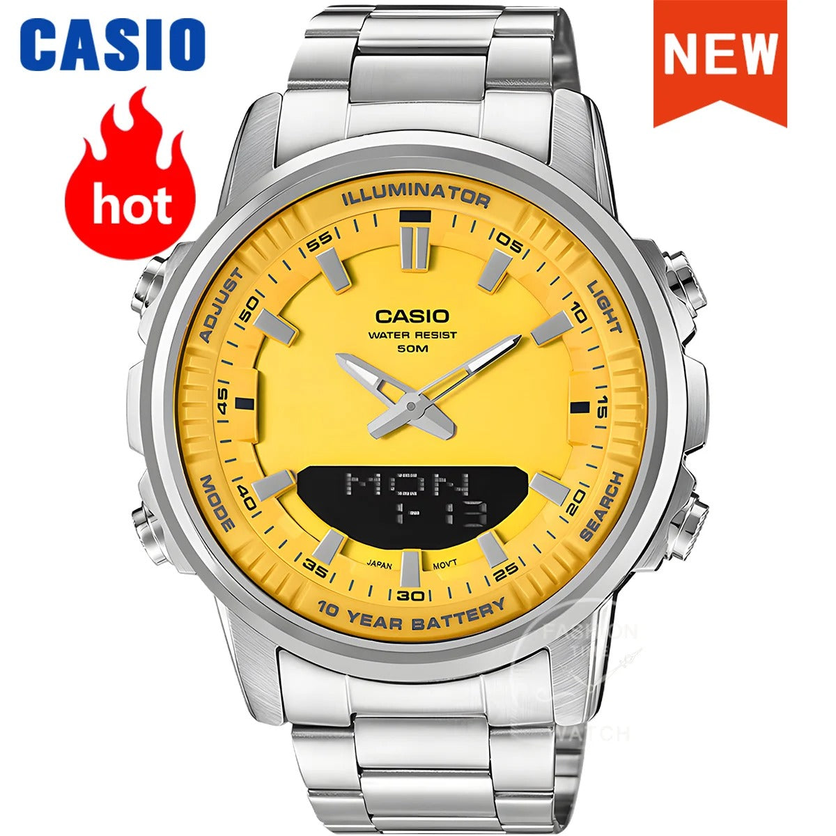 Multifunctional Casio AMW-880D Waterproof Watch