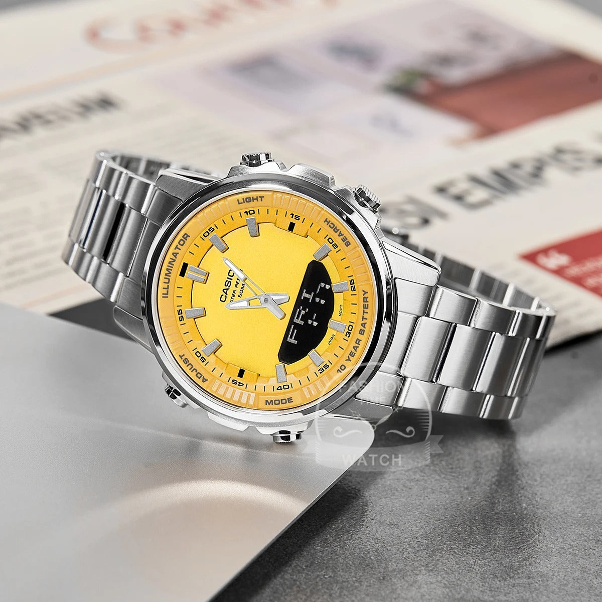 Multifunctional Casio AMW-880D Waterproof Watch