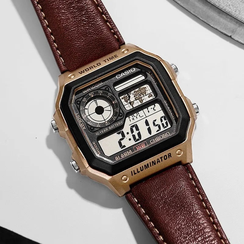 Multifunctional Casio AE-1200WHL-5A Waterproof Watch