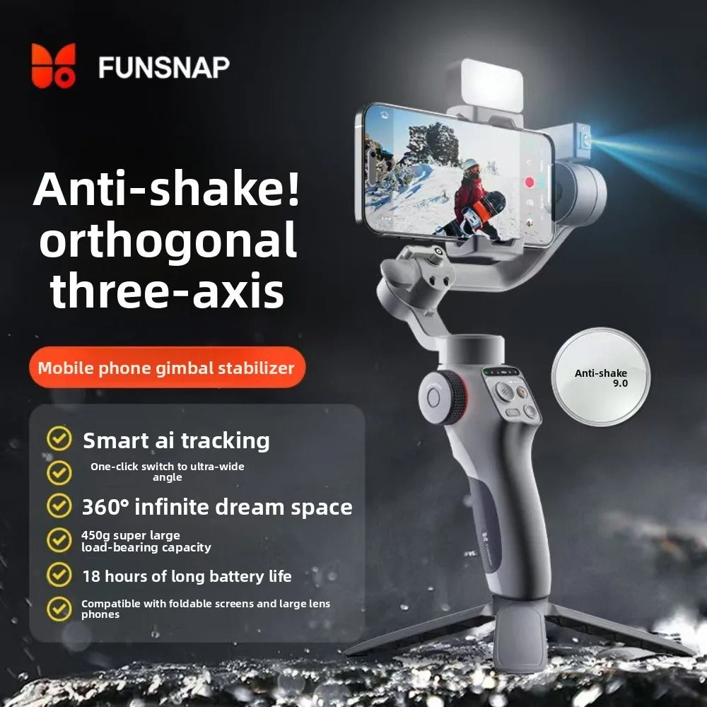 Portable Auto Face Tracking Tripod for Live Streaming And Vlog Creation