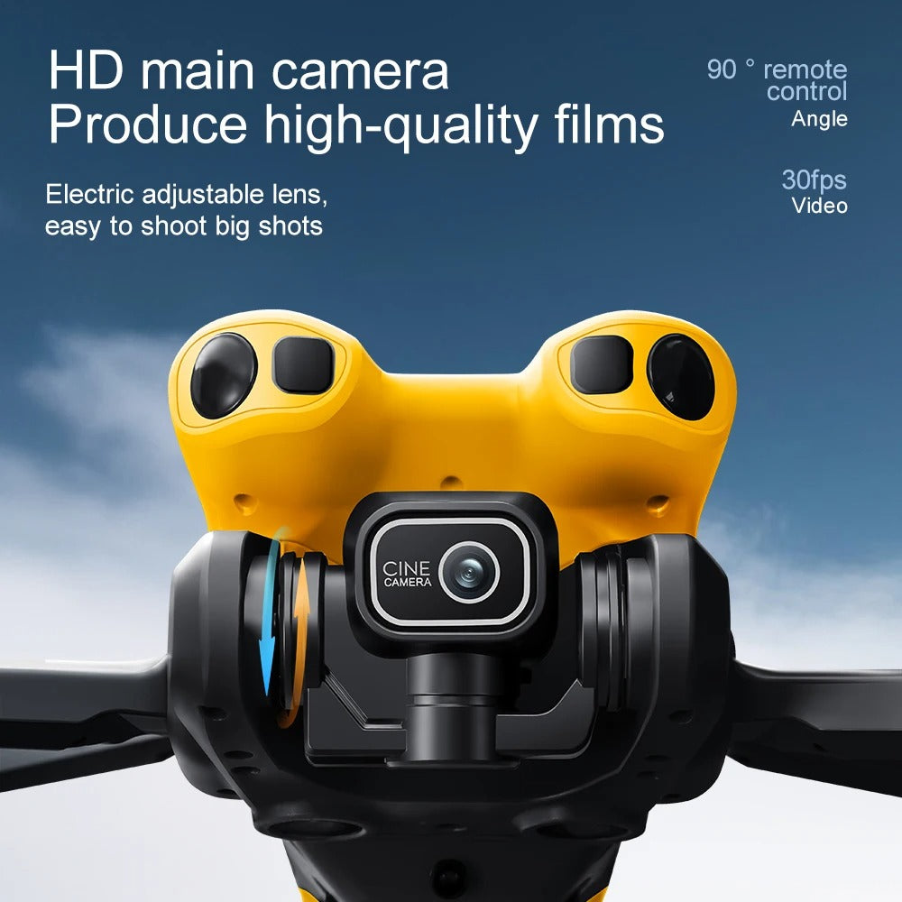 RC Drone, 360° Obstacle Avoidance, 8K HD Aerial Photography, Brushless Motor, Foldable Quadcopter, WiFi