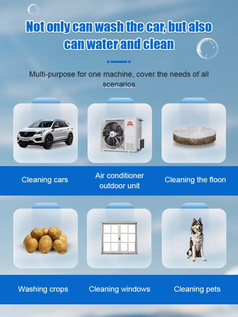 Rechargeable Wireless High-Pressure Car Washer