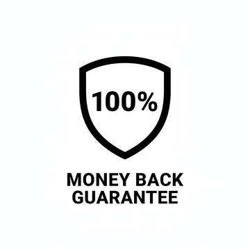 Money Back Guarantee White